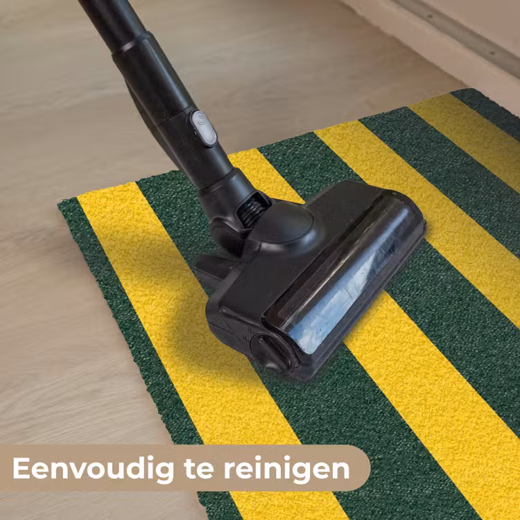 Klassiek - Strepen - Groen Deurmat klein 898 -reinigen_NL
