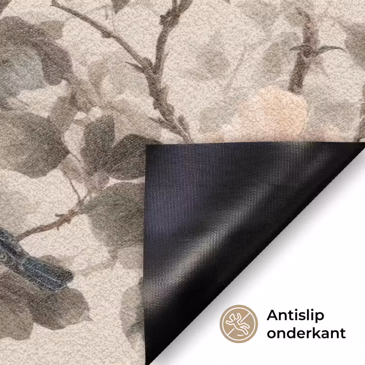 Klassiek - Vogels - Kleurrijk Deurmat klein 898 -antislip_NL