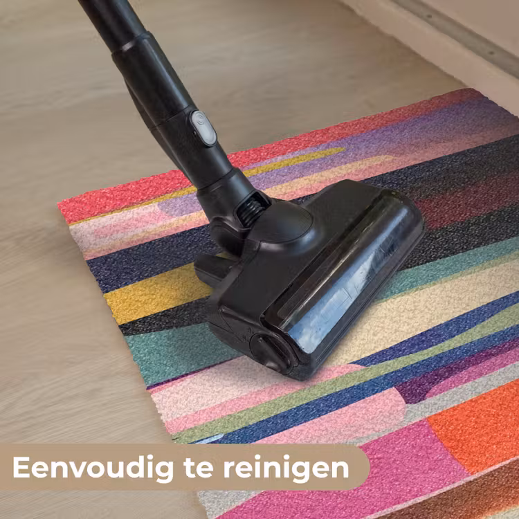 Kleurbanen - Verticaal - Kleurrijk Deurmat klein -reinigen_NL