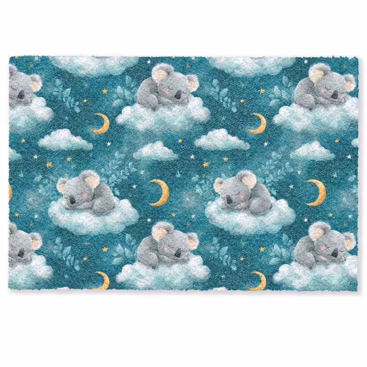 Koala's - Betoverend - Blauw Deurmat klein 898 -zkaufland3d