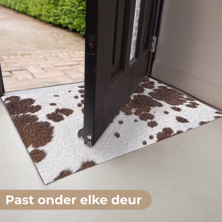 Koeienhuid - Klassiek - Bruin Deurmat klein -USP_NL