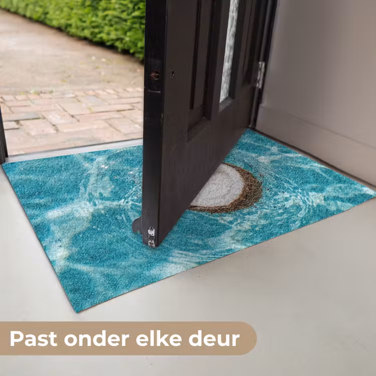 Kokosnoot - Water - Wit Deurmat klein -USP_NL
