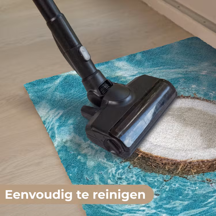 Kokosnoot - Water - Wit Deurmat klein -reinigen_NL