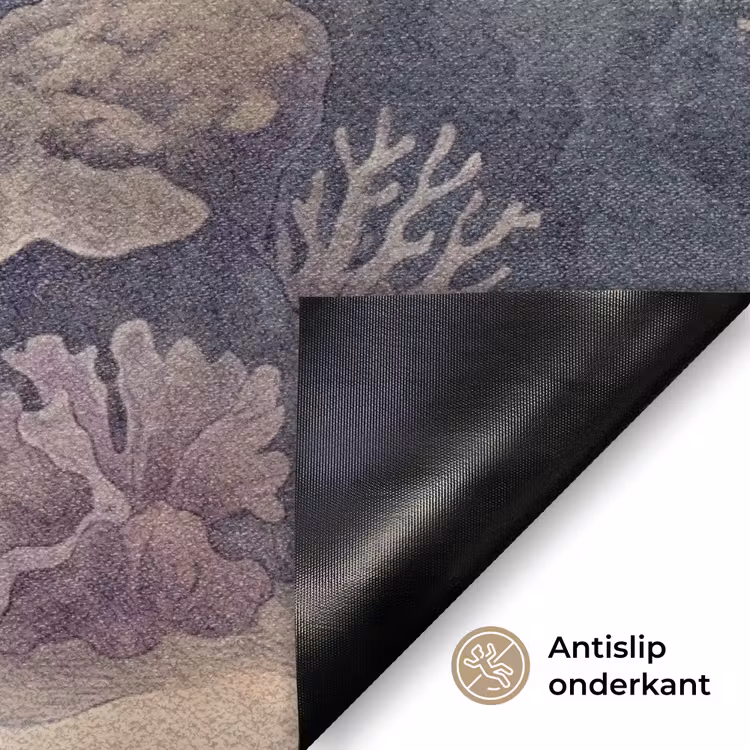 Koraal - Onderwater - Natuur - Roze Deurmat klein -antislip_NL