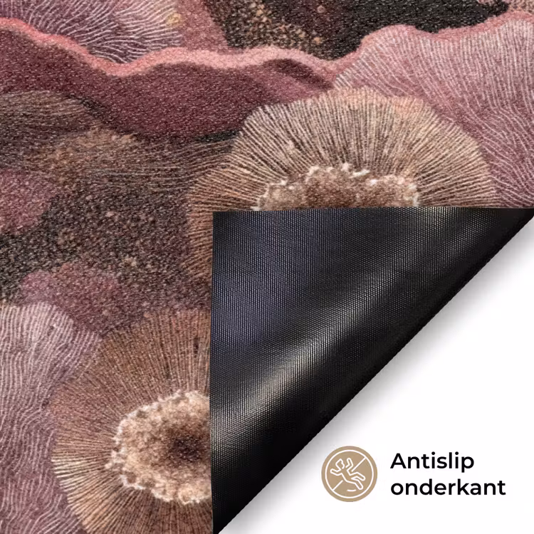 Koraal - Organisch - Roze Deurmat klein 898 -antislip_NL