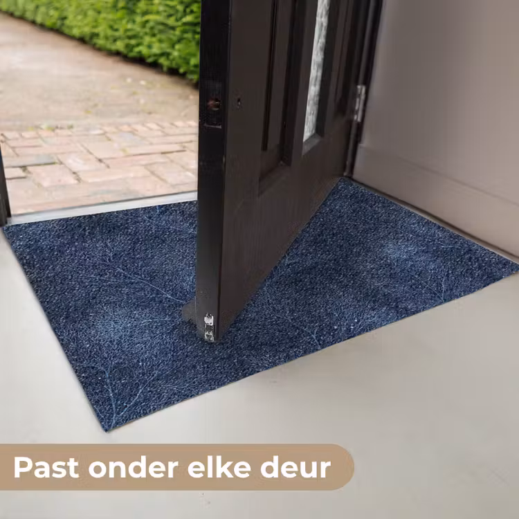 Koraal - Takken - Patroon - Nachtblauw Deurmat klein 898 -USP_NL