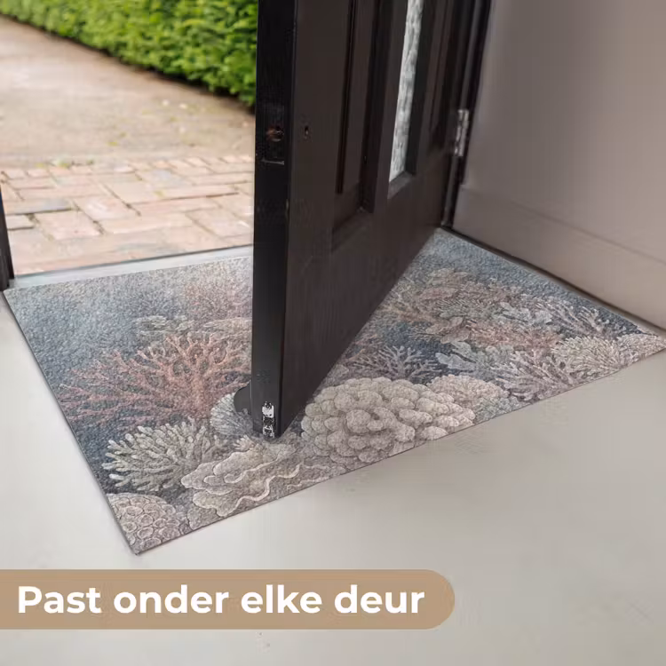 Koraal - Zeeleven - Onderwater - Illustratie - Natuur Deurmat klein -USP_NL