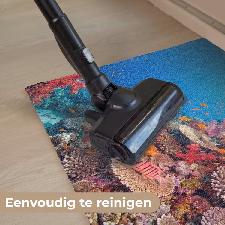 Koraalrif - Vissen - Onderwater - Tropisch - Rood Deurmat klein -reinigen_NL