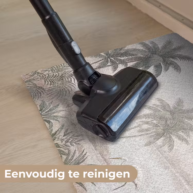 Kraanvogels - Palmbomen - Tropisch Deurmat klein -reinigen_NL