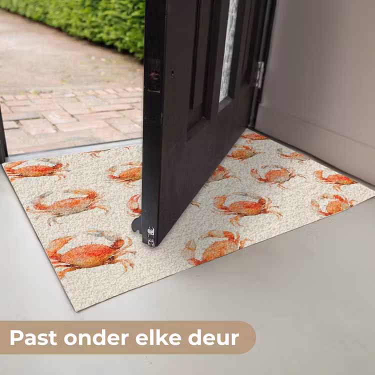 Krabben - Patroon - Oranje Deurmat klein 898 -USP_NL