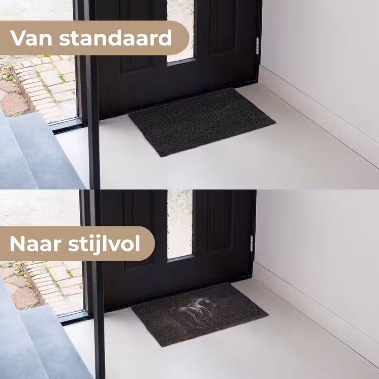 Krachtig - Paard - Donker Deurmat klein -voor-na_NL