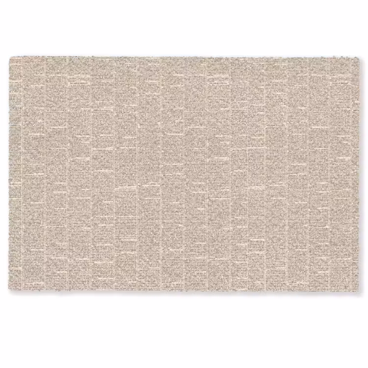 Krant - Nieuws - Historisch - Vintage - Beige Deurmat klein -zkaufland3d
