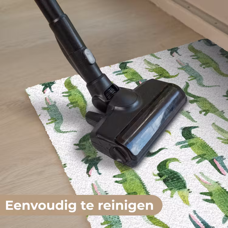 krokodillen - Speels - Groen Deurmat klein 898 -reinigen_NL