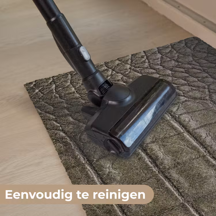 Krokodillenleer - Structuur - Groen Deurmat klein -reinigen_NL