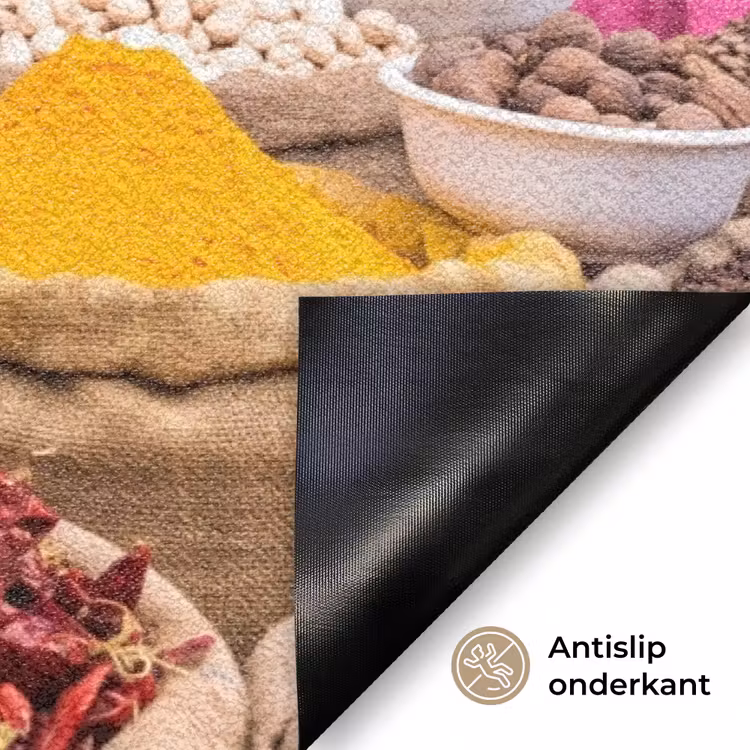 Deurmat - Kruiden - Markt - Roze - Kruiden - Markt - Roze Deurmat klein