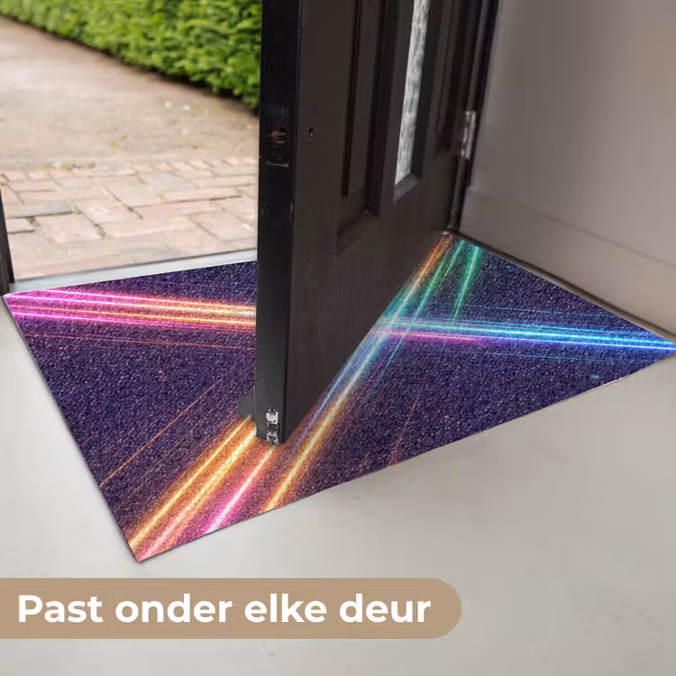 Kruisen - Lasterstralen - Neon Deurmat klein -USP_NL