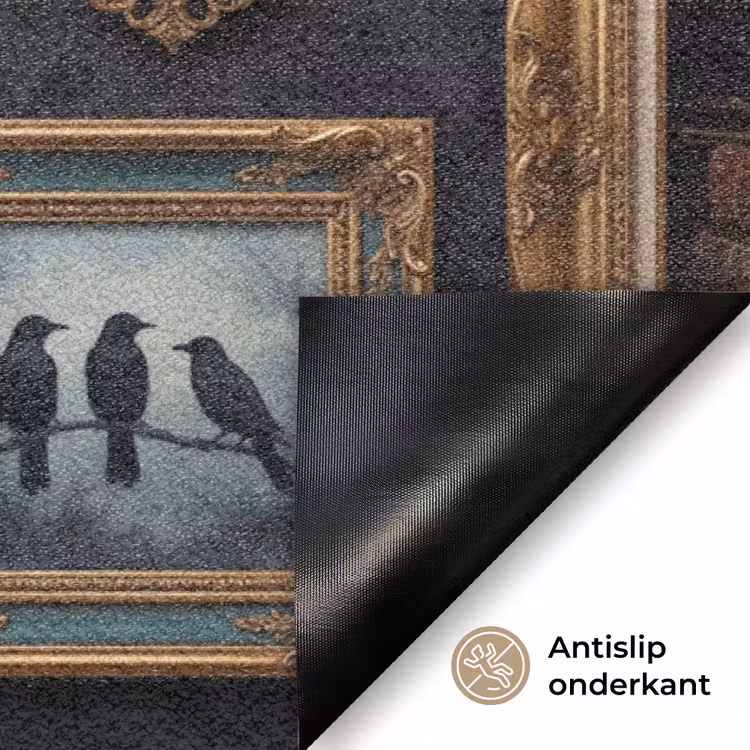 Kunst - Collectie - Vintage - Klassiek - Donker Deurmat klein -antislip_NL