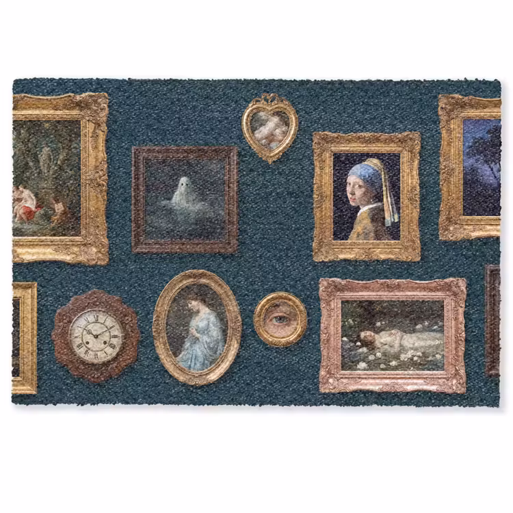 Kunst - Schilderijen - Decoratie - Klassiek - Groen Deurmat klein -zkaufland3d