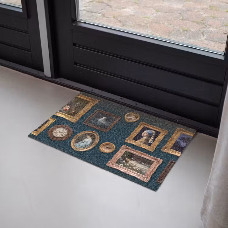 Kunst - Schilderijen - Decoratie - Klassiek - Groen Deurmat klein -sfeer2