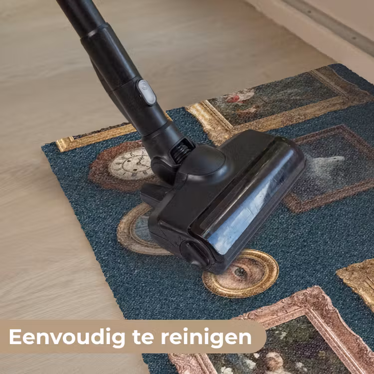 Kunst - Schilderijen - Decoratie - Klassiek - Groen Deurmat klein -reinigen_NL