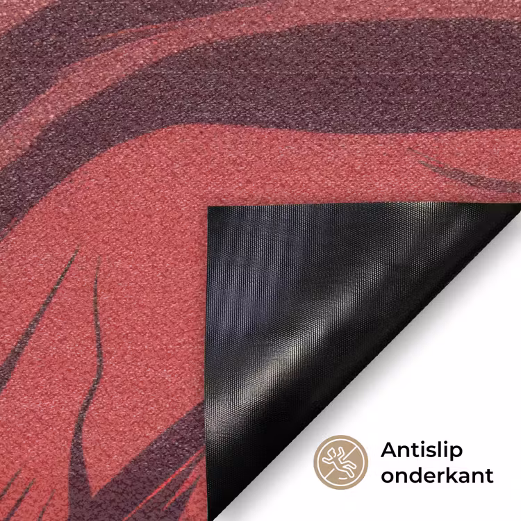 Kussen - Personen - Retro - Bordeaux Deurmat klein -antislip_NL