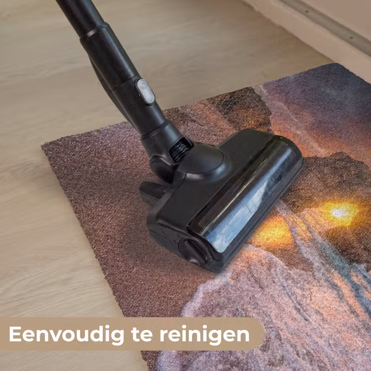 Kust - Rots - Zonsondergang - Zee - Natuur Deurmat klein -reinigen_NL