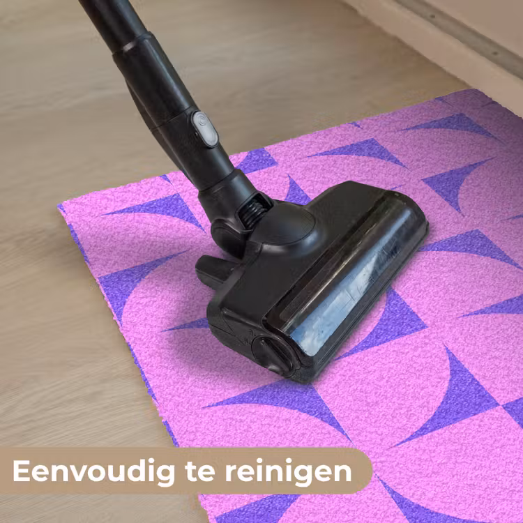 Kwadranten - Paars - Roze - Vierkanten Deurmat klein 898 -reinigen_NL
