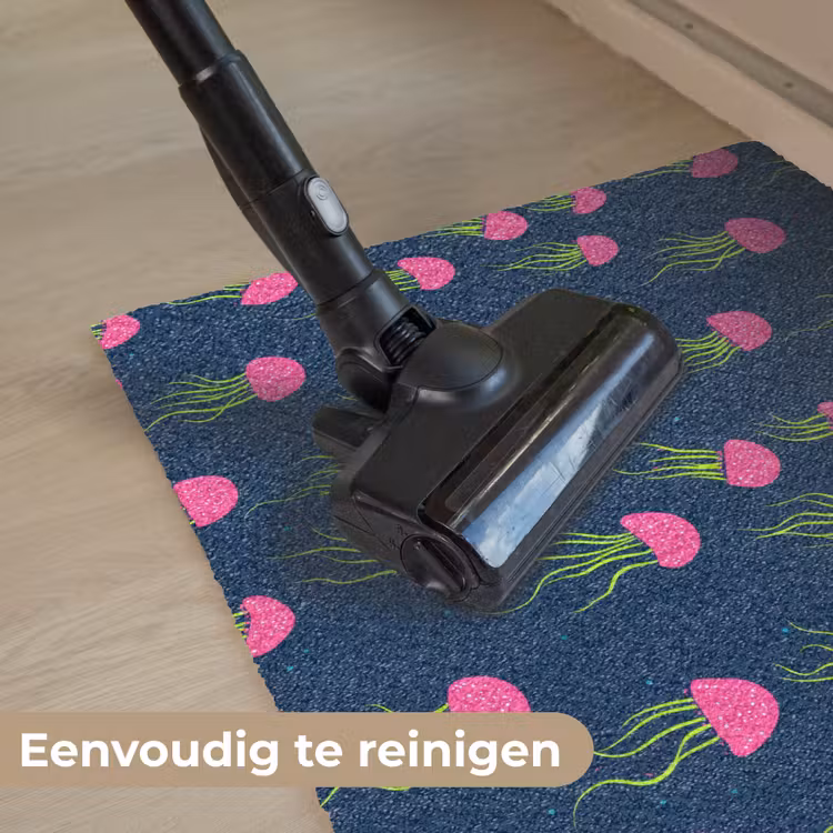 Kwallen - Diepzee - Neon Deurmat klein 898 -reinigen_NL