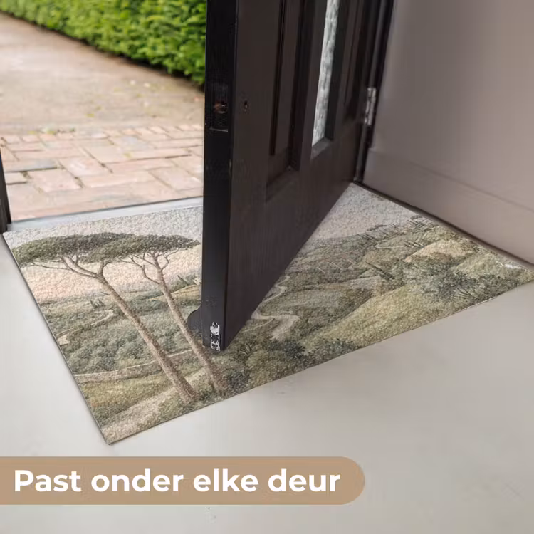 Landschap - Heuvels - Zandpad - Groen Deurmat klein -USP_NL