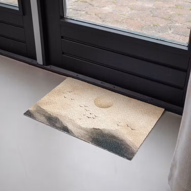 Landschap - Japandi - vogel Deurmat klein -sfeer2