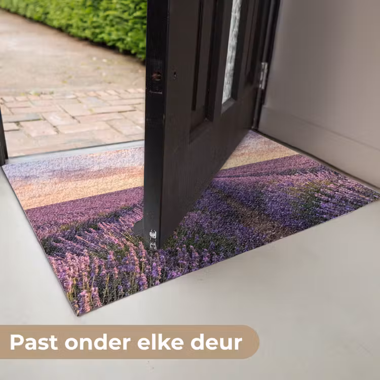 Landschap - Lavendelveld - Paars Deurmat klein -USP_NL