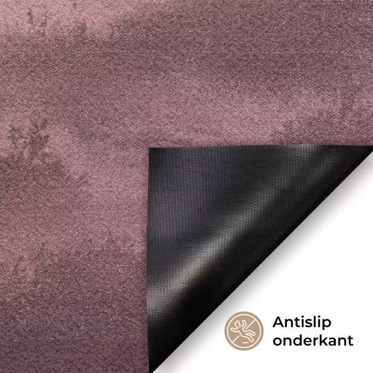 Landschap - Mistig - Roze Deurmat klein -antislip_NL