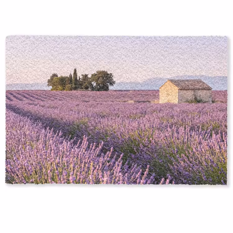 Lavendel - Landschap - Sereen - Paars Deurmat klein -zkaufland3d