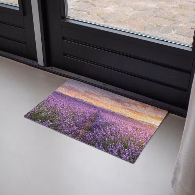 Lavendel - Veld - Natuur - Paars Deurmat klein -sfeer2