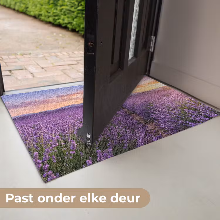 Lavendel - Veld - Natuur - Paars Deurmat klein -USP_NL