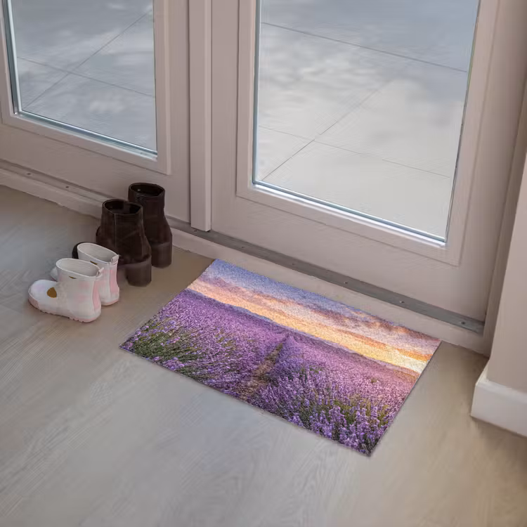 Lavendel - Veld - Natuur - Paars Deurmat klein -sfeer3