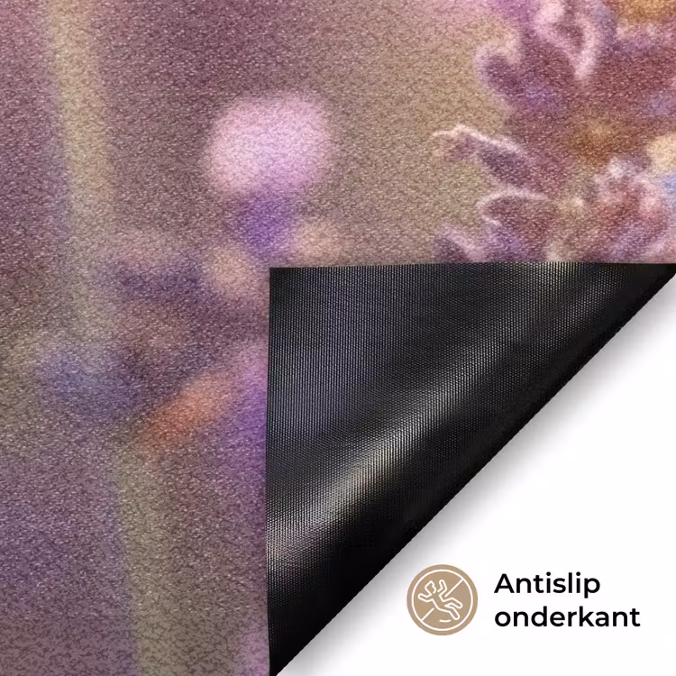 Lavendelbloemen - Paars - Zonlicht Deurmat klein -antislip_NL