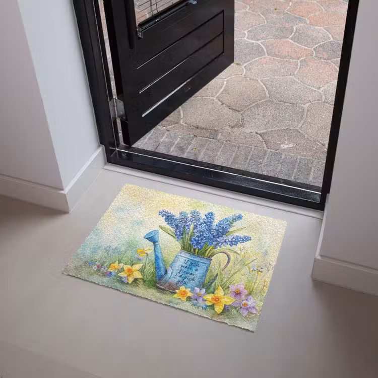 Lavendelbloemen - Quote - Gieter Deurmat klein -sfeer5