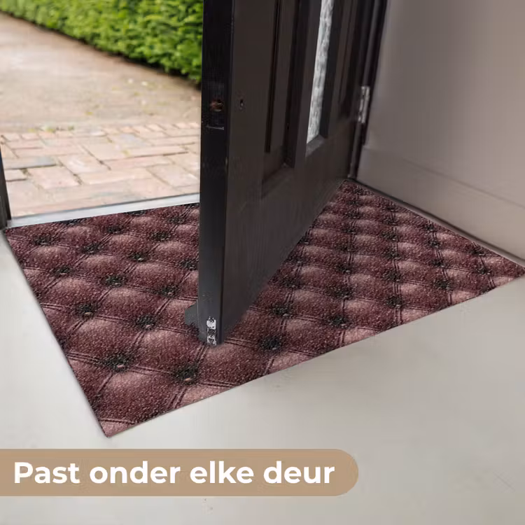Leer - Patroon - Bordeaux Deurmat klein 898 -USP_NL