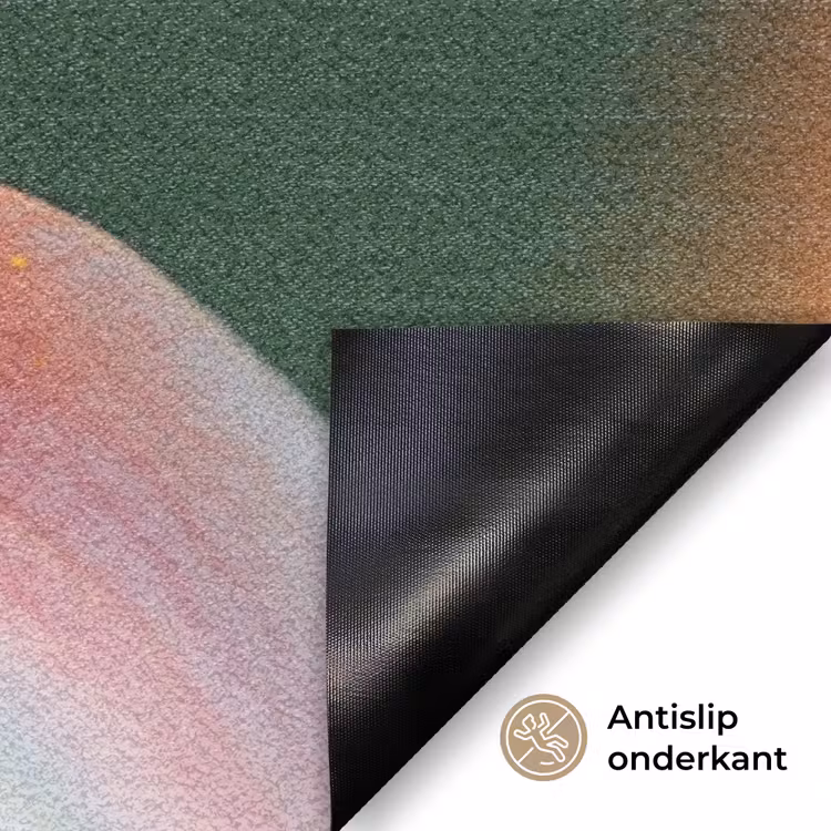 Lelie - Close up - Lichtroze Deurmat klein -antislip_NL