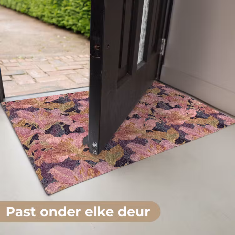 Lelies - Patroon - Roze - Goud Deurmat klein 898 -USP_NL