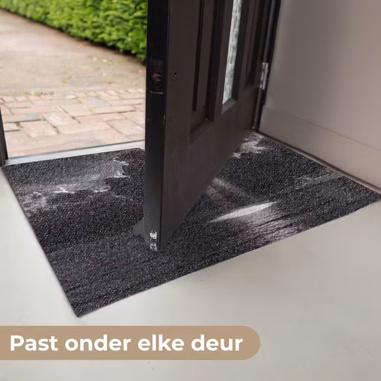 Licht - Wolken - Zee - Zwart-wit - Natuur Deurmat klein -USP_NL