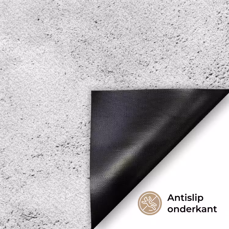Lichtgrijs - Ruw - Subtiel Deurmat klein 898 -antislip_NL