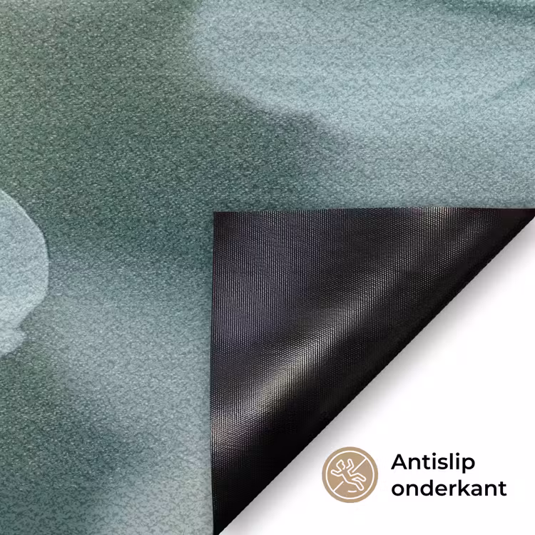 Lieveheersbeestje - Bloemen - Wit Deurmat klein -antislip_NL