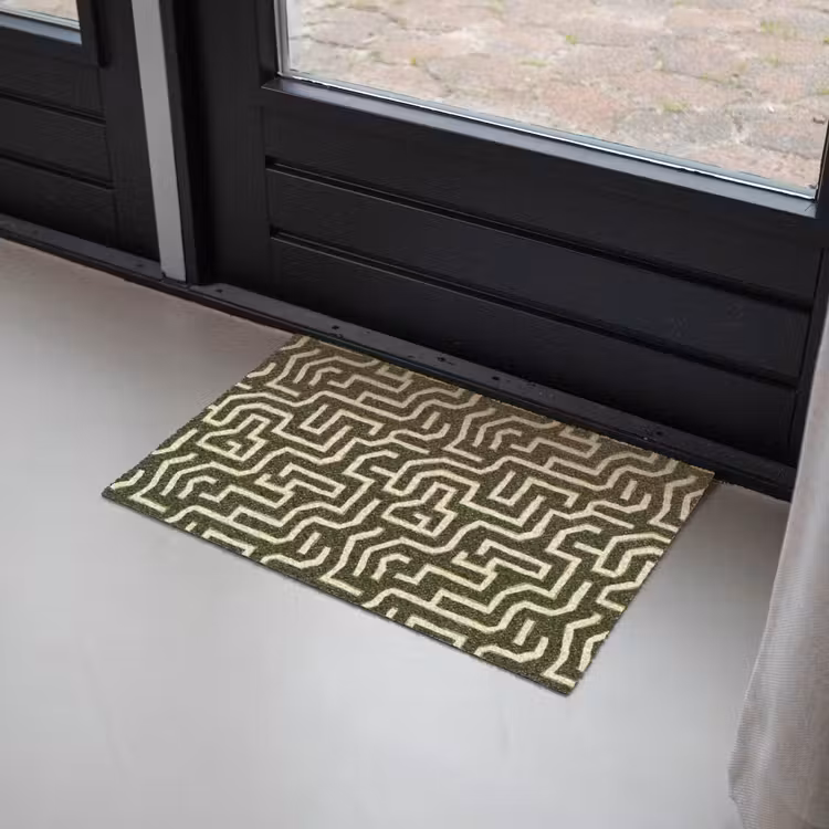 Lijnen - Abstract - Groen Deurmat klein 898 -sfeer2