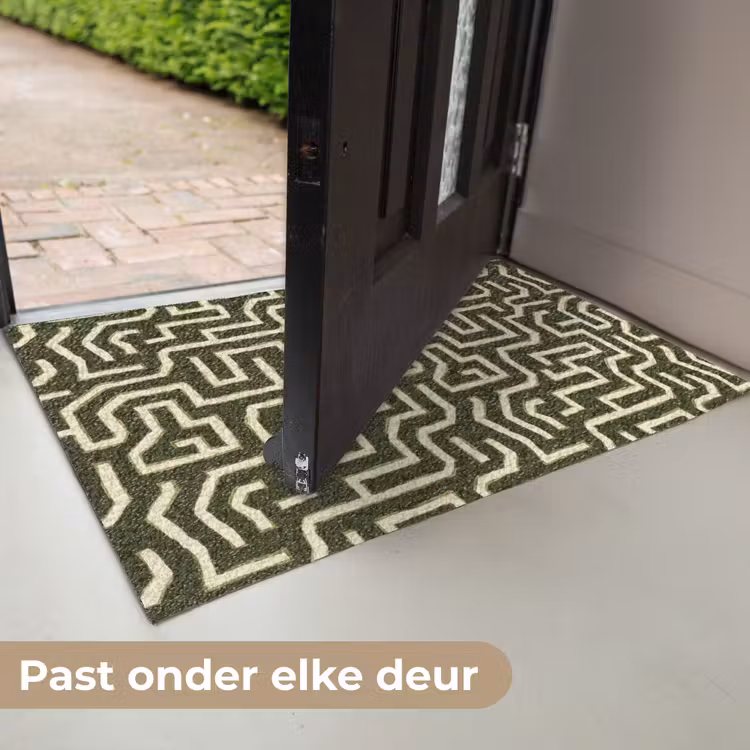 Lijnen - Abstract - Groen Deurmat klein 898 -USP_NL
