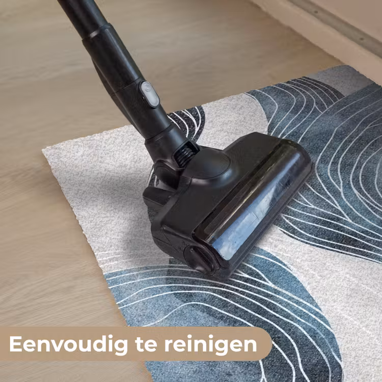 Lijnen - Golven - Abstract - Grijs Deurmat klein -reinigen_NL