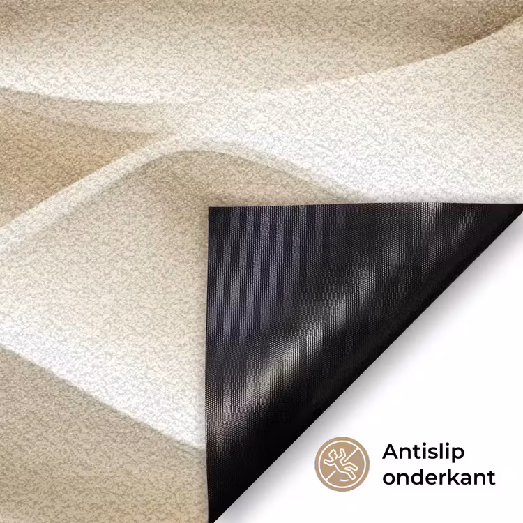 Lijnen - Golvend - Crème Deurmat klein 898 -antislip_NL