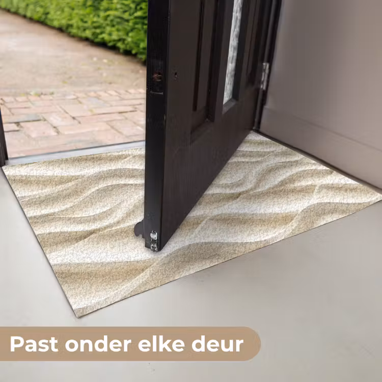 Lijnen - Golvend - Crème Deurmat klein 898 -USP_NL