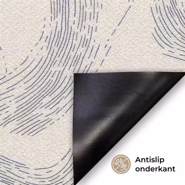 Lijnen - Patroon - Beige - Minimalistisch Deurmat klein 898 -antislip_NL